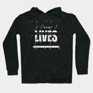 "Adrenaline Rush: Run for Their Lives Tee #BringThemHomeNow #AIEvolution" Hoodie